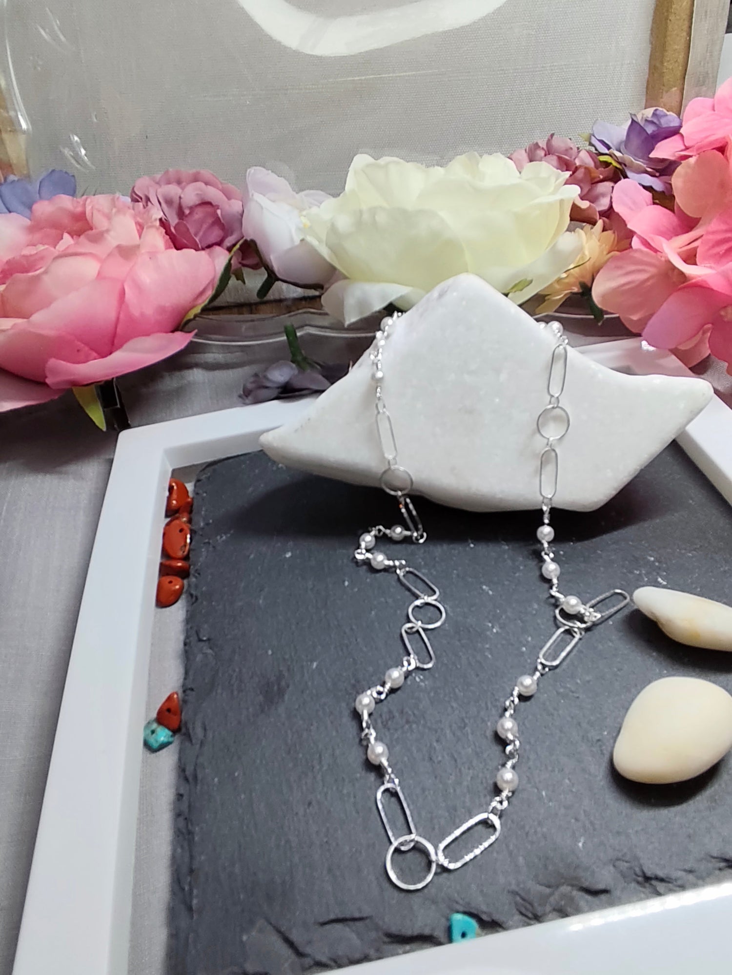 Κολιέ Ασημί