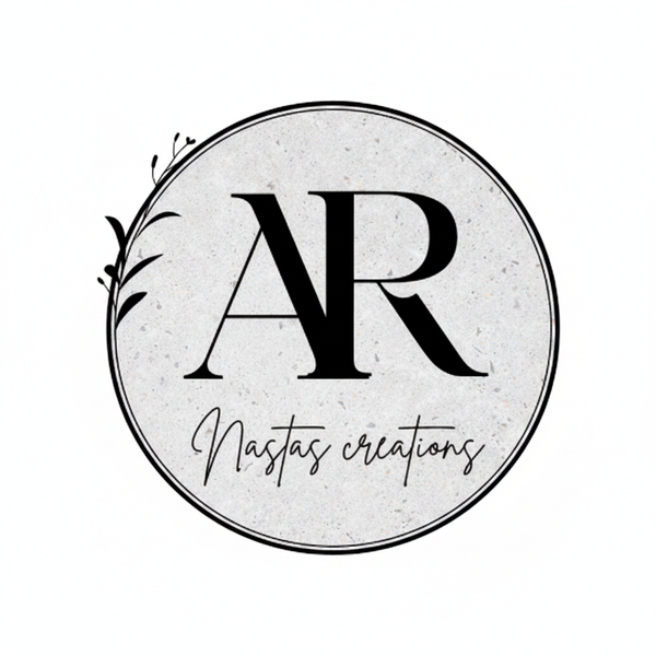 Nastas Creations Logo - Transparent Outside Circle