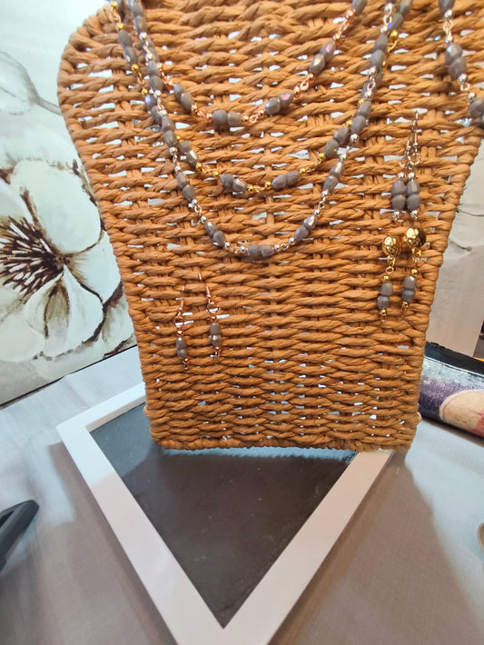 Σκουλαρίκια Ροζ Χρυσό